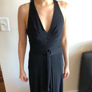 BCBGMaxazria long black dress. Size XS